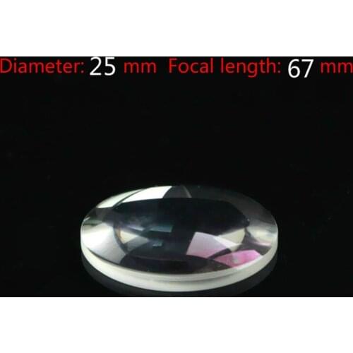 K9 Plano-convex Lens D=25mm F=67mm, Focus Imaging, Optical Lens/optical Element/precision Optical Lens