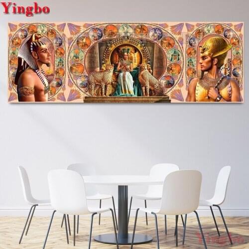 Diy diamond painting Ancient Egypt women tiger leopard diamond embroidery full square/round diamond mosaic rhinestone painting