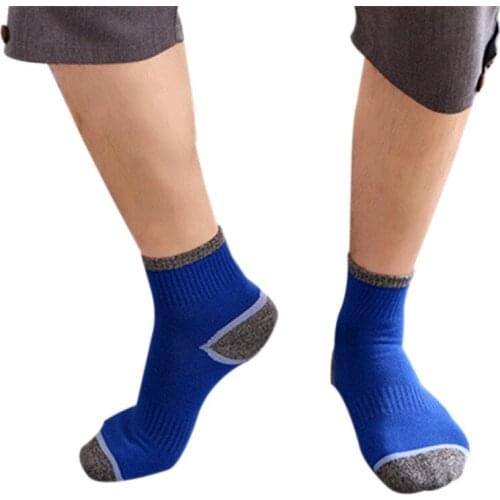 Men Camping Hiking Cycling Sports Socks Outdoor Socks Breathable Running Bike Short Socks Free Size