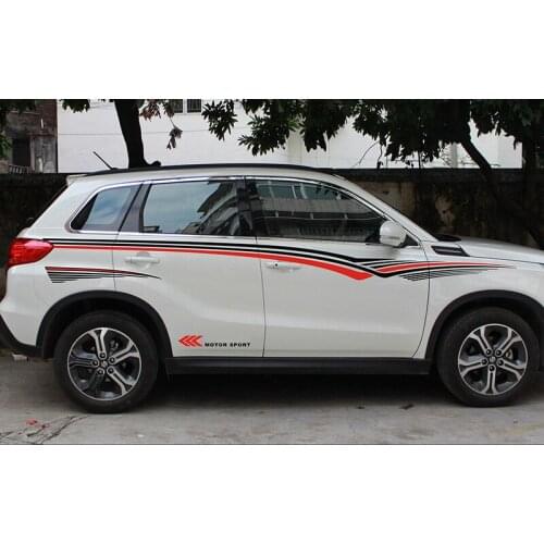 For SUZUKI Vitara 2016-2017 car body Waist line whole car Body sticker Personalized sticker