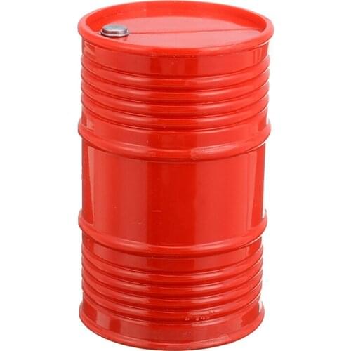96x60mm Plastic Gas Oil Drum Tank Oil Drum Fuel Tank Container Decoration For 1/10 SCX10 RC4WD D90 CC01 RC Accessories