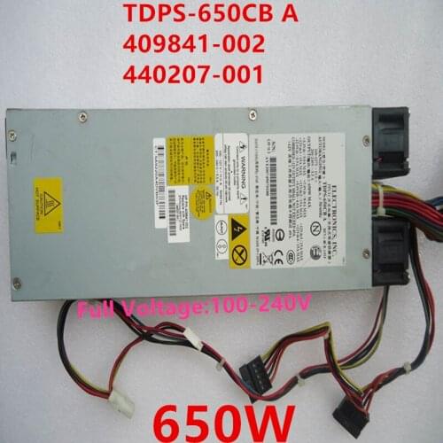 Almost New PSU For HP DL140G3 650W Power Supply TDPS-650CB A 409841-002 440207-001