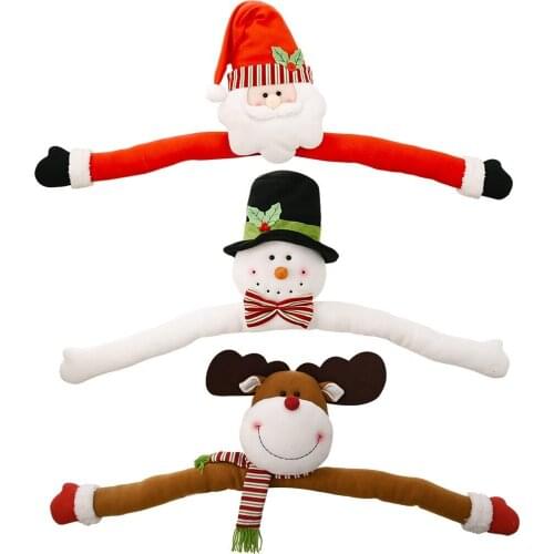 Christmas decorations Christmas tree hug tree top star creative cartoon Christmas tree top decoration old man hug tree navidad