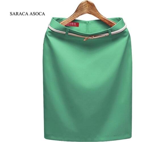 Юбки-карандаши с завышенной талией SARACA ASOCA China At AliExpress