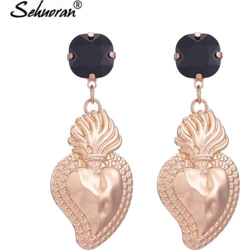 Sehuoran Oorbellen Drop Earrings For Women Jewelry Earings Wedding Earrings Boho Brinco Statement Earrings Jewelry Pendientes
