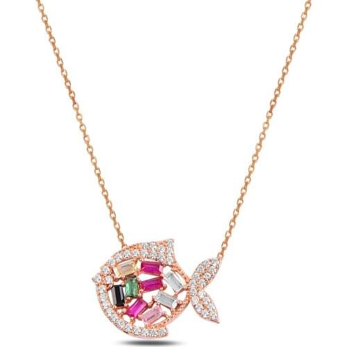 Silver Fish Necklace