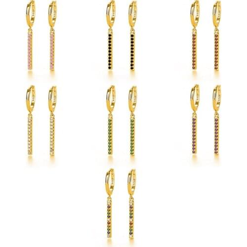 925 Sterling Silver Ear Buckle Small Exquisite Hoop Earrings For Women Round Circle Piercing Earrings Jewelry Pendientes