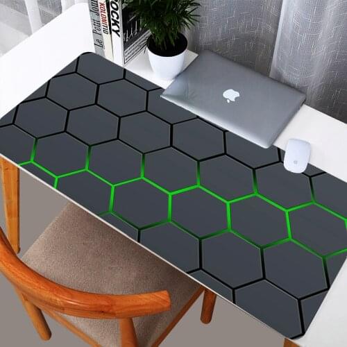 Game Mat Mouse Hexagon Pattern 900x400 Large Super Size Keyboard Mats Gaming Mouse Pads 2020 New Design