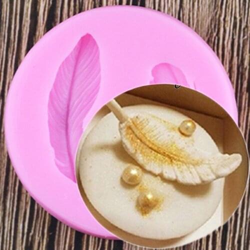 Silicone Mold 3D Bird Feathers Fondant Cake Decorating Baking Tools Silicone Mold Chocolate Sugar Art Displays
