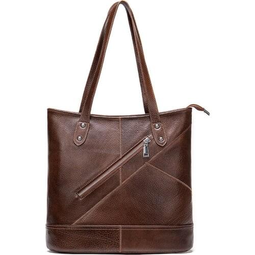 Luufan Genuine Leather Womens Bag Luxury Designer Brand Tote Bag Leather Ladies Handbags Shoulder Bags For Women 2020