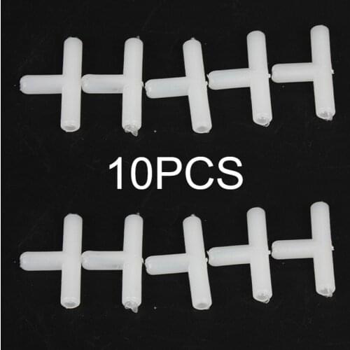 10PCS 4mm Tees T 3-Way Fish Tank Acuarios Aquarium Air Pump Line Tubing Joints Connectors Air Pump Accessories