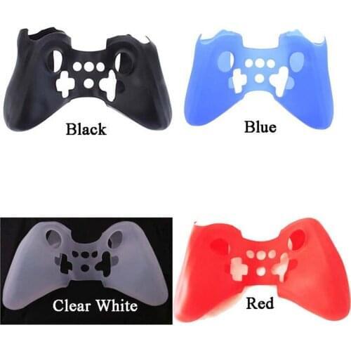 10 PCS a lot Soft Silicone Protective Shell Cover Case for WII U Pro Wireless Controller