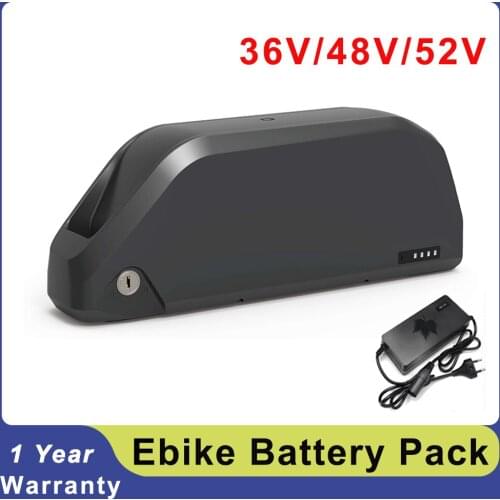36V 48V 20AH Battery 52V ebike Battery Pack Polly Downtube Samsung Lithium 18650 Cells Akku Fit Bafang BBS01 BBS02 BBS03 BBSHD