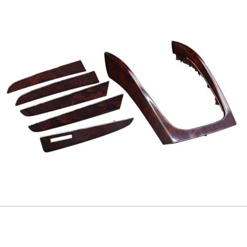 6 pcs/sets For A4 mahogany trim Interiro peach wood trim panel door mahogany shifting mahogany mahogany interior strip