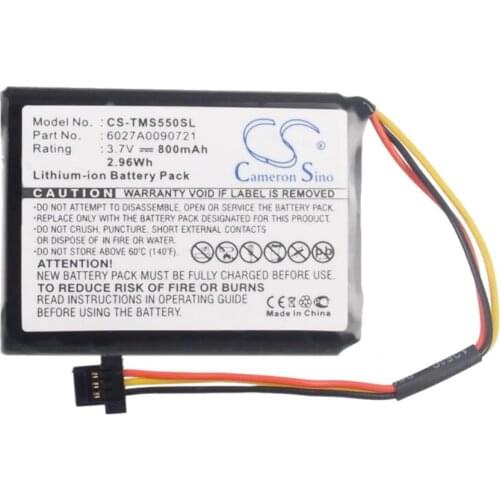 Cameron Sino 800mah battery for TOMTOM 1EF0.017.03 4EF00 Start 45M Start 45TM 55M 55TM 6027A0090721 batteries