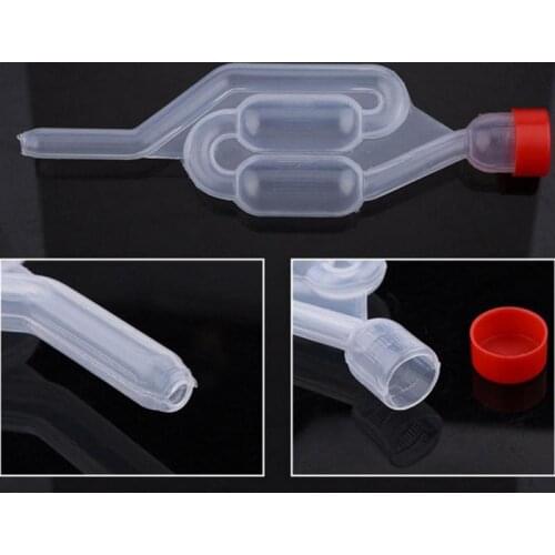 Hot Sale 1/3Pcs Homebrew Wine Fermentation Air Lock Plastic Bubble Grommet One-Way Exhaust Water Seal Valve Tools