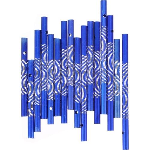 16Pcs Aluminum Wind Chime Pipe Wind Chime Making Accessories Aluminium Tube