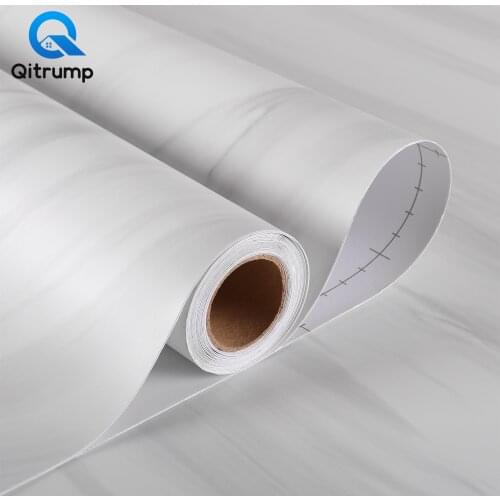 White Thicken Marble Wallpaper Nordic Matte Vinyl Stickers Self Adhesive Waterproof Kitchen Countertop Film Furniture Renovation