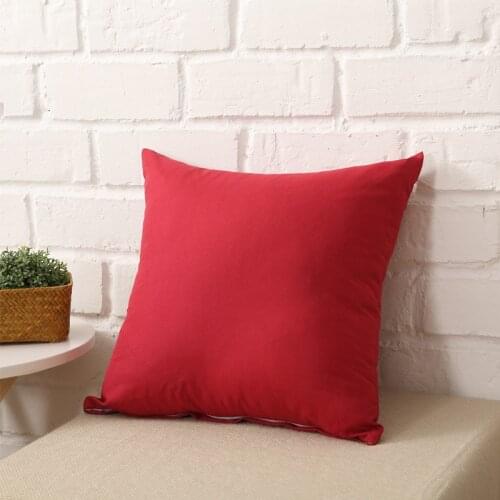 Candy Color Cushion Cover Simple Solid Color Throw Pillow Case Black and White Decorative Pillowcase Car Cushion Cover