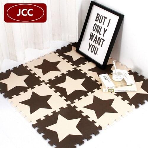 JCC Star Style EVA Foam Puzzle Play Mat /kids Rugs carpet Interlocking Exercise Floor for children Tiles 30*30*1cm
