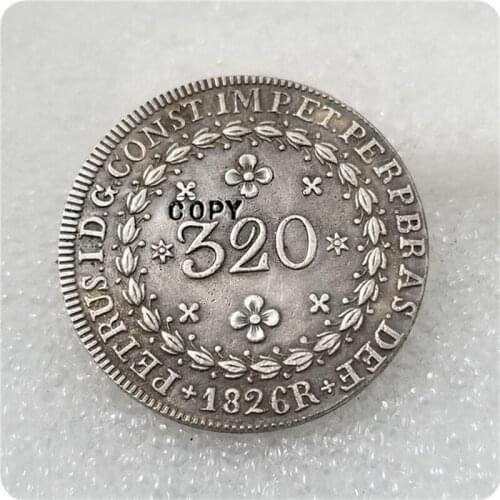 1826 Brazil 320 Reis COPY COIN
