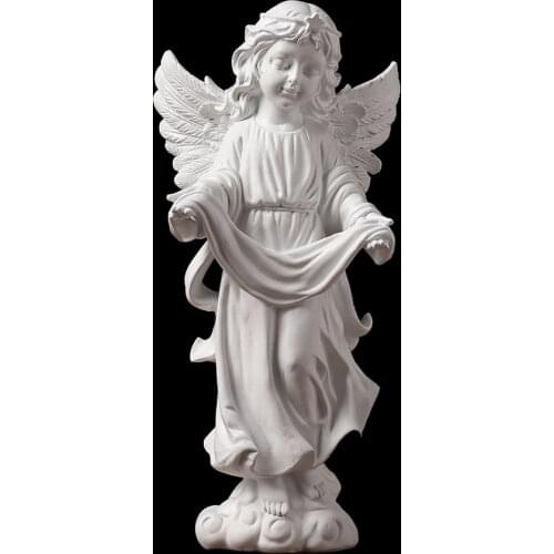 Angel Wings Resin Decoration Angel Eyes Heartbeat Caring Praying Angel Childrens Room Decoration Gift 2021 New Home Decoration