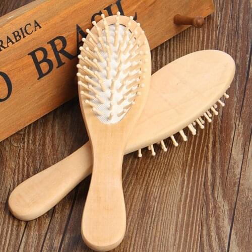 Massage Health Wooden Boys Girls Portable Wooden Schima Superba Comb Massage Anti-static Hair Care Comb Bamboo Hair Brush