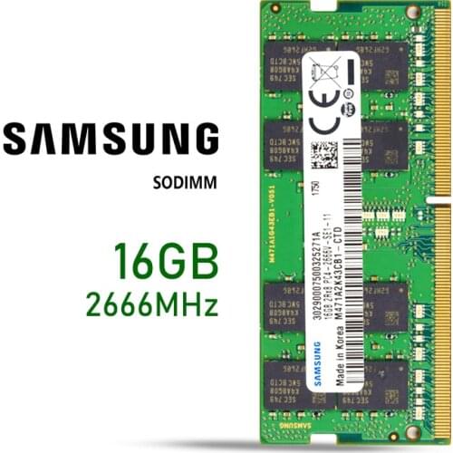 Samsung Laptop ddr4 ram 8gb 4GB 16GB 32GB PC4 2666Mhz 3200MHz 260-Pin 1.2V 2666v DIMM notebook Memory 4g 8g 16g ddr4