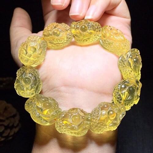 Natural Citrine toad Bracelet men and women of jewelry gift certificate