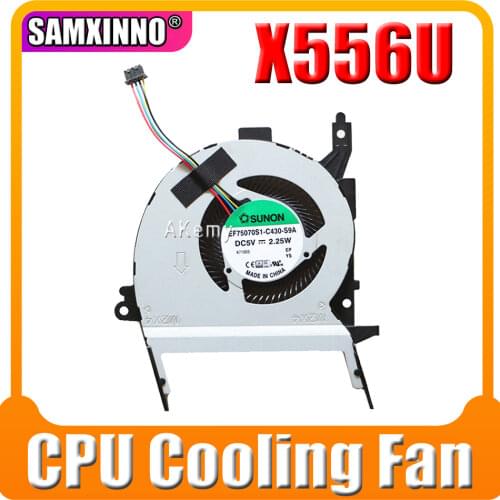 New Laptop Cpu Cooling Fan For Asus X556U X556UQ X556UJ X556UV X556UF A556U X556UB K556U FL5900U VM591U F556U EF75070S1-C430-S9A