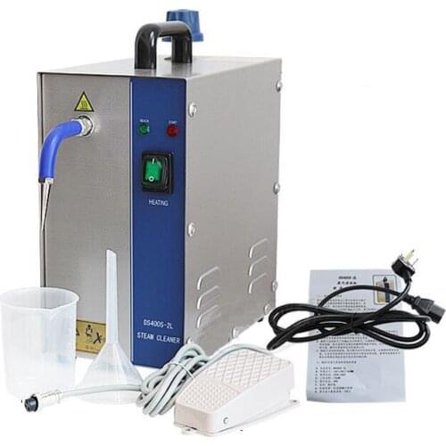 2L 1300W Stainless Steel Jewelry steam cleaner Gem washer Gold and silver jewelry steam cleaning machine goldsmith equipment