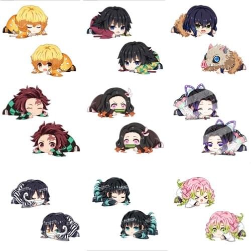 Cartoon Anime Demon Slayer Printed Pillow Kids Children Stuffed Plush Toys Home Decorative Sofa Cushion Birthday Gift