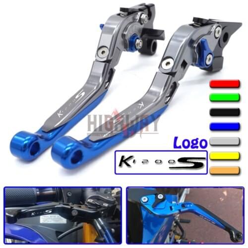 Motorcycle Adjustable Folding Extend Brake Clutch Lever Set for BMW K1200S 04-05