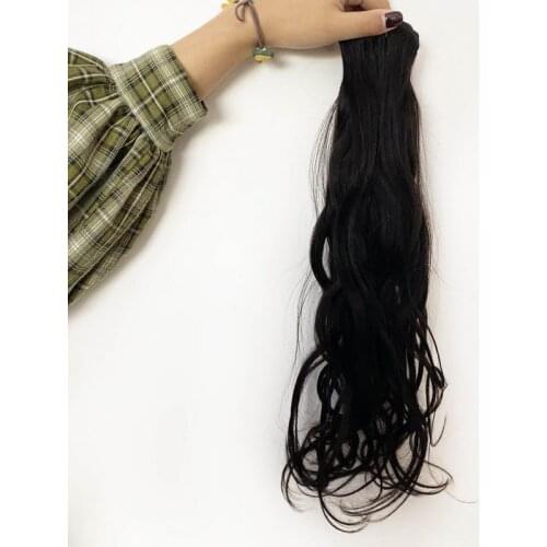Kayla 26inches 200gram Natural Wave Full Head Human Hair Clip Ins Machine Double Weft Hair Clip In Hair Extensions