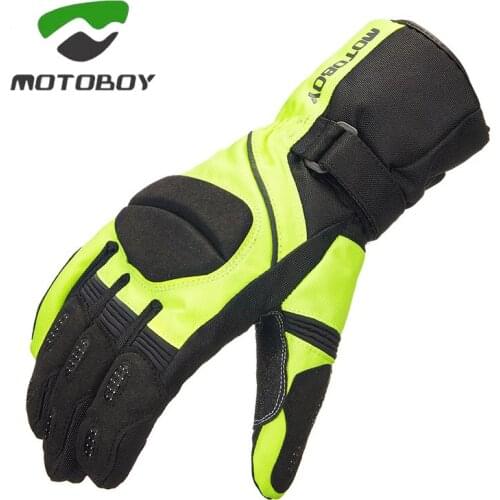 2020 Winter Warm waterproof Motoboy Motorcycle Gloves Windproof Cross country race motorbike glove Non-slip Wrestling Reflective