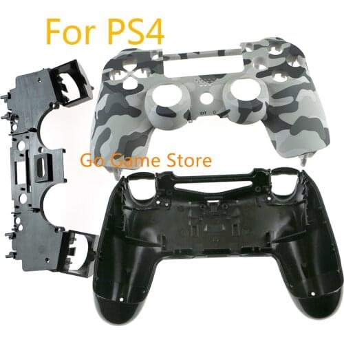 1set For PS4 wireless Controller Camouflage full housing shell case cover Withbutton Conductive Parts