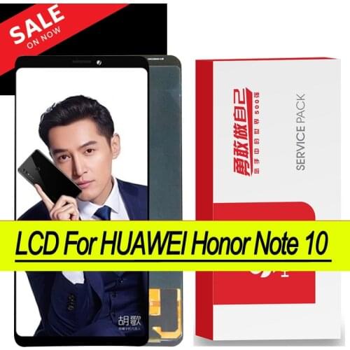 100% Original 6.95'' Display with frame for Huawei Honor Note 10 RVL-AL09 LCD Touch Screen Digitizer Assembly Repair Part