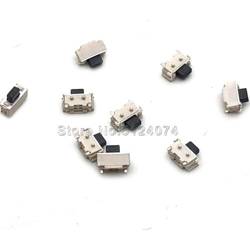 100pcs/lot 2*4mm small side key push button switch SMD reset side touch switch miniature