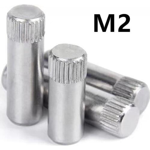 100PCS M2x6/8/10/12/16/20/25/30mm 304 Stainless steel roller pin hinge pin toy city connecting rod lock cylinder locating pin