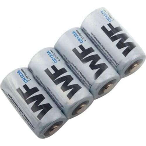 12pcs/lot CR123A 16340 Lithium Battery 3V cr123a lithium battery
