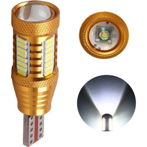 2pcs T15 W16W CREE Chip Car LED Reverse Light Auto Backup Lamp Tail Bulbs Car Accessories 4014 32SMD White DC12V