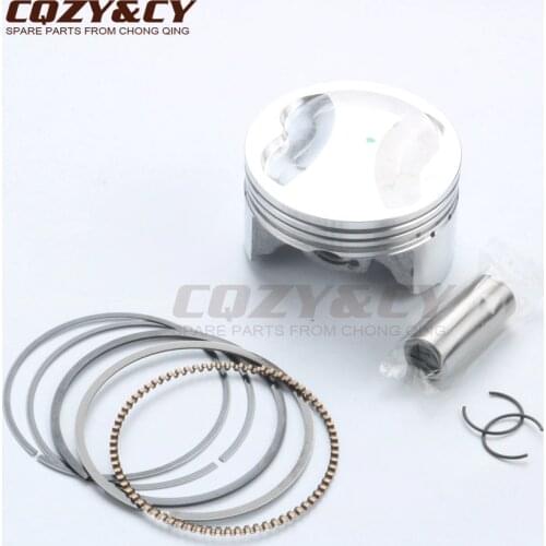 4 Valves 61mm 15mm Big Bore High Quality Piston & Piston Ring for SYM Symply /Orbit 150 VS / Red Devil 125 Fiddle II 125 4V