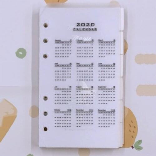 Fromthenon Notebooks and Journals Refill 2020 A6 Planner Filler Paper Set Wedding Plan Touring Schedule Daily Office Supplies