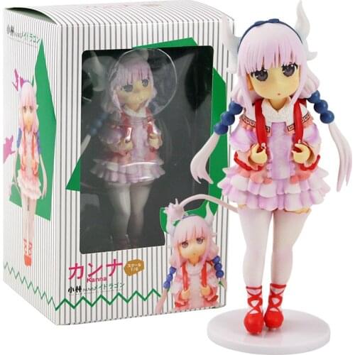 19cm Kobayashi-san Chi No Maid Dragon Kanna Kamui Anime Action Figure PVC Collectible Model Toy Christmas gifts for children