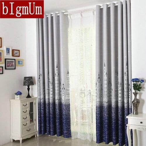 Hot Sale! Eco-friendly Printed Curtains For Kids / Children / Boys / Girls / Princess Customized Ready Made Blackout