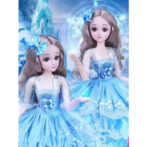 60cm Bjd Doll Fashion Girl doll Movable Joints Romantic Princess Realistic Baby Dolls For Girls Toys For Children Birthday Gifts