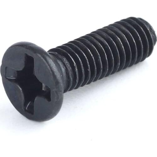 M2 M2.5 M3 M3.5 M4 Phillips Cross Recessed Flat Head Machine Screw Metric Thread Countersunk Bolt Steel Black