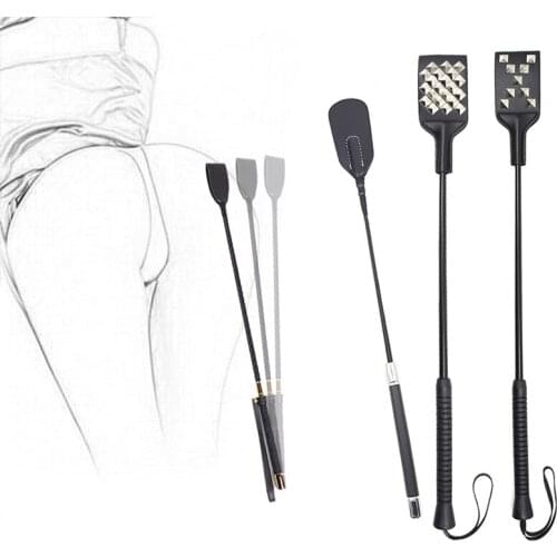 Metal PU leather Long Whip Riding Whip Flirting Spanking BDSM Bondage Adult Game Sex Toys For Couples Women And Men