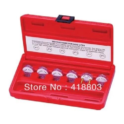 6pcs Injector Noid Light Test Kit