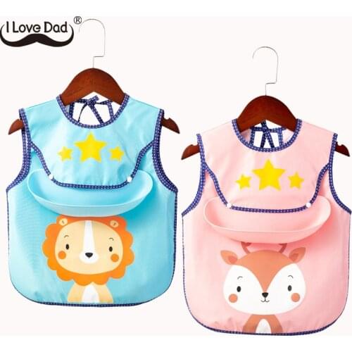 Cute Cartoon Animal Print Baby Bibs Waterproof BPA Free Newborn Bibs Baby Feeding Stuff Toddler Boy Girl Apron Burp Cloths